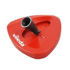 Vileda Turbo 2-in-1 Replacement Red Spin Mop Head Base - Triangular Design