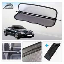 Wind Deflector for Mercedes CLK W209 (2003-2010) - Collapsible - Black