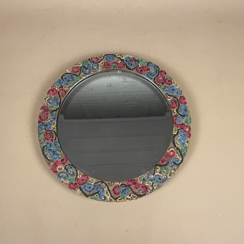 Vintage round wall mirror - vintage,