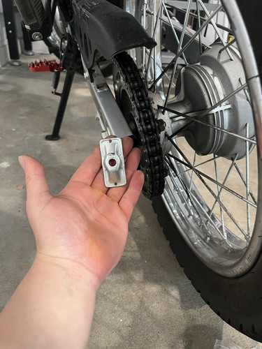 Oem rear wheel chain - chain, adjuster
