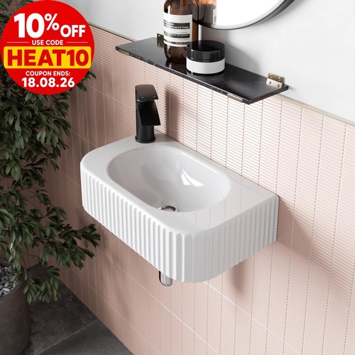 Bathroom wall hung - hung, basin