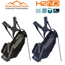 Sun Mountain H2NO Lite Waterproof Golf Carry Stand Bag - No Logo Black