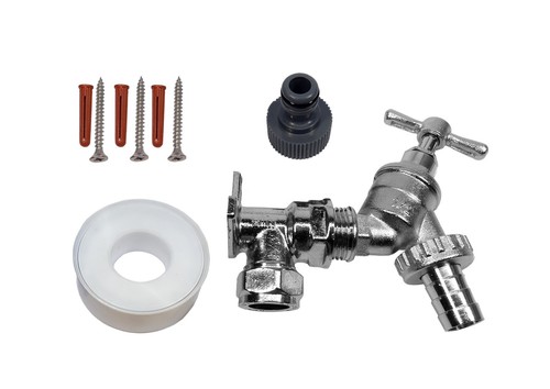 Chrome outside tap kit - chrome,