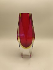 Fine Art Murano Sommerso Red &