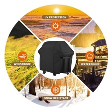Gas Grill Protective Cover Waterproof Barbecue Protector Fit Most Outdoor Cooker