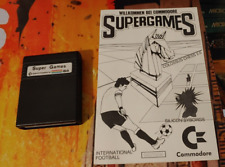 Super Games C64 Commodore 64 Module / Cartridge & Manual (1988) 8-bit Classic