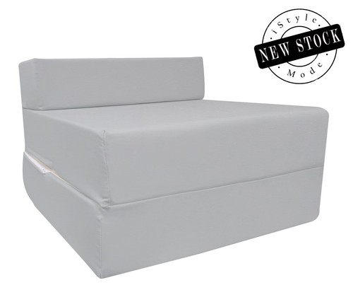 Grey cotton twill bed - grey,