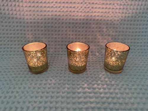 Set mercury glass tea - 3,