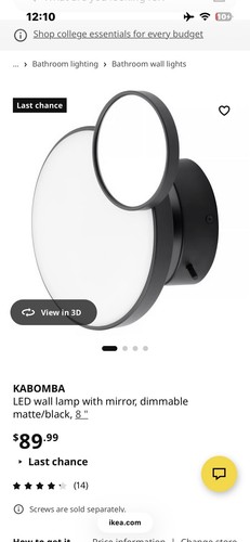 Ikea kabomba led wall - kabomba, lamp