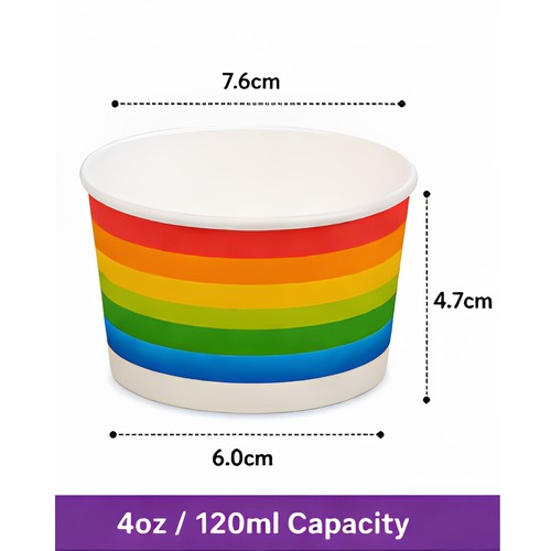 4oz 8oz printed - 8oz, cups