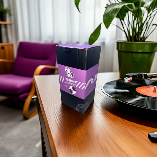 Vinyl record cleaning kit - record,