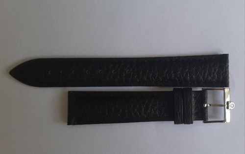 Omega 18mm leather black band - omega,