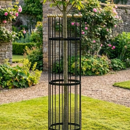 Decorative black metal - metal, tree