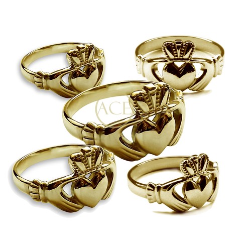 9ct solid yellow - yellow, irish
