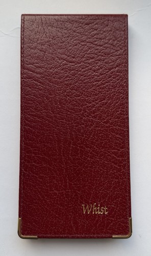 Leather whist score card - whist,