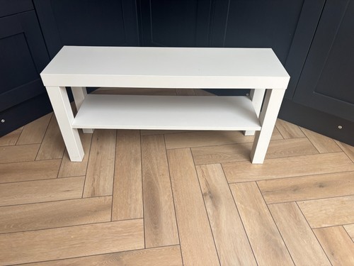Ikea lack white bench shelf - white, tv