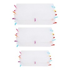 Plastic Mesh Canvas Sheets Easy Knit Helper DIY Bag Accessories Purse Form Craft