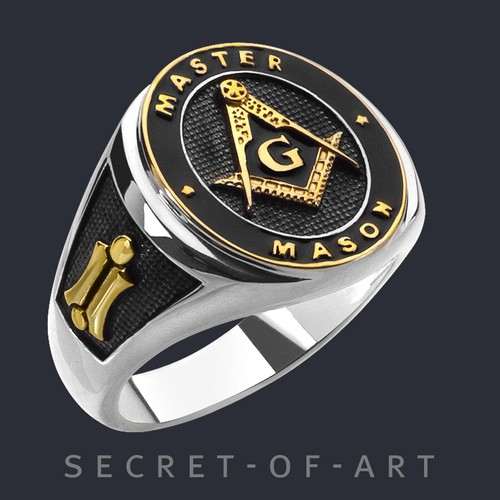 Masonic ring master mason - masonic,