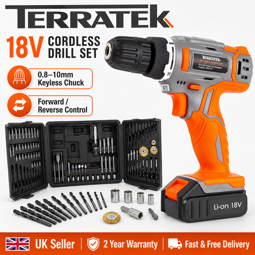Terratek cordless drill - terratek,