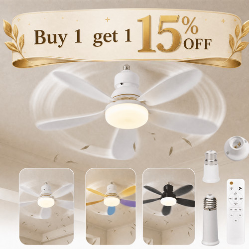 52cm socket ceiling - socket, fans
