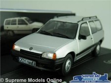 OPEL KADETT E VAUXHALL ASTRA MK2 ESTATE MODEL CAR 1:43 SCALE SILVER IXO K8