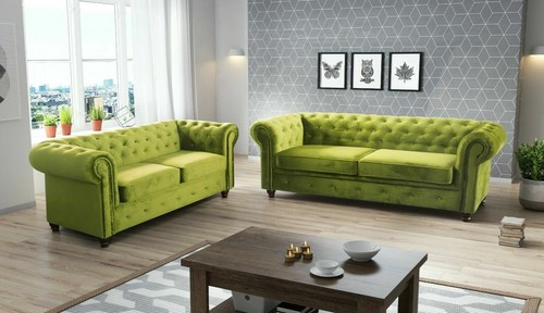 Chesterfield sofa seater - sofa, 3+2