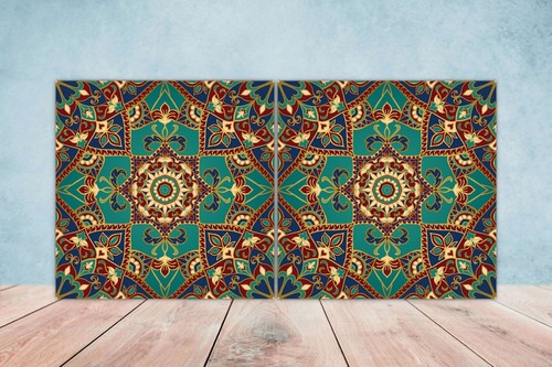 Moroccan ceramic tiles with - moroccan,
