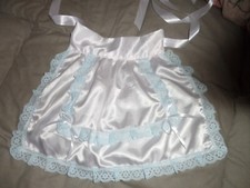 PRETTY  WHITE SATIN   MAID