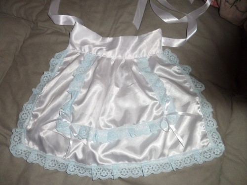 Pretty white satin - white,