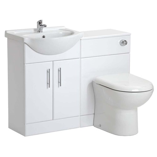 Vanity unit with combined sink - vanity,