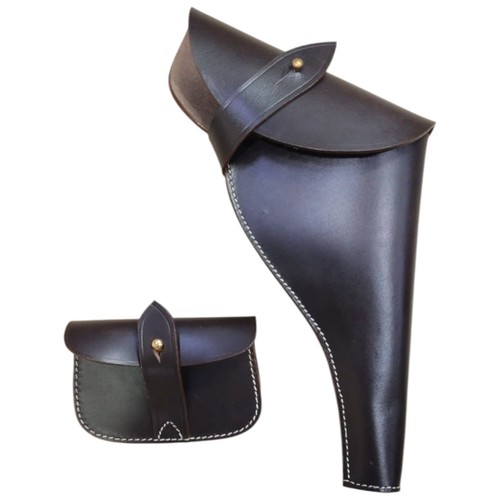 Leather british webley holster - leather,