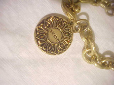 AVON PC 2003 Goldfone Charm Bracelet Rhinestone