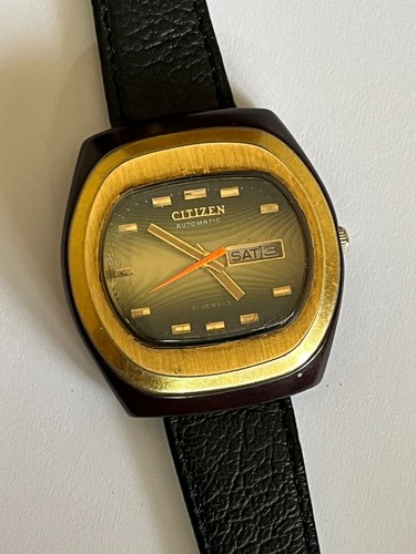 Vintage citizen automatic red - citizen,
