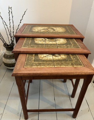 Danish vintage nest teak - nest, 3