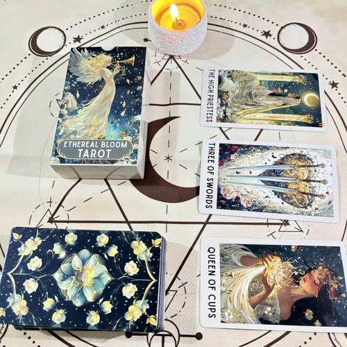 78pcs tarot card ethereal - tarot,