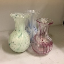 Adrian Sankey Of Ambleside Hand Blown Crystal Vases, Selling Singly, Pre 1995