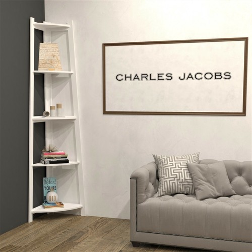Corner ladder shelf - corner, bookcase