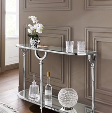 Chrome mirror finish console - finish,