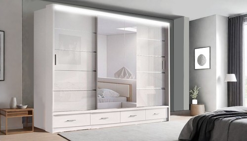 Modern sliding wardrobe with - modern,
