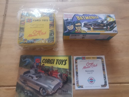 Corgi model club 267 batmobile - corgi,