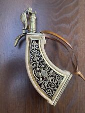 Peacock Flintlock Pistol Powder Flask Pirate Reenactment Costume