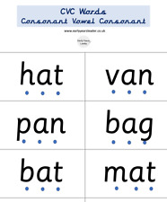 CVC Words Flashcards Reception