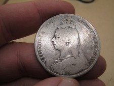 COIN - Antique 1890 Queen