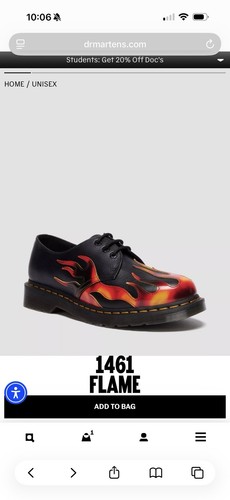 Martens 1461 flame - 1461,
