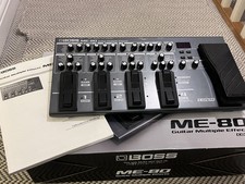 Boss ME-80 Guitar Multi-Effects Pedal with Manual and Box.