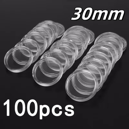 100pcs coin cases capsules - coin,