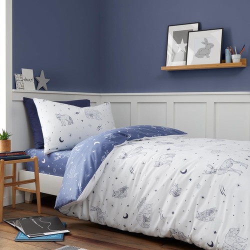 Star rabbit duvet cover - star,