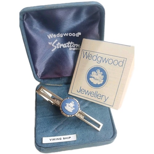 Wedgwood tie clip - tie, jasperware
