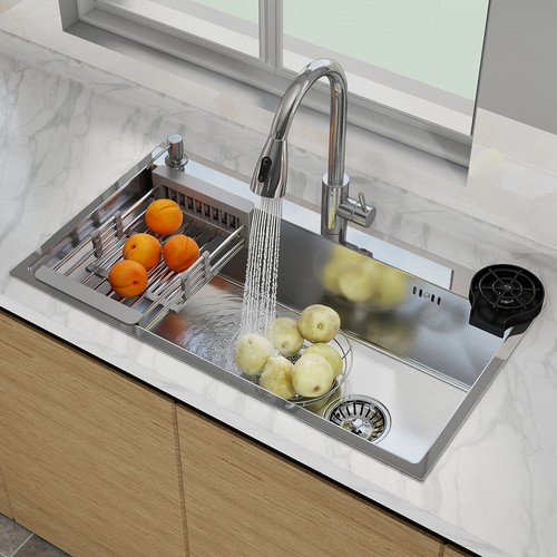 Stainless steel single bowl - steel,