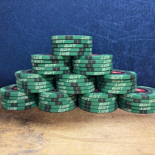 Ept poker chips green - 50,
